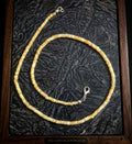 Beige Welo Opal Necklace — Rondelle Cabochon 3mm | 50 cm