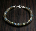 Bracciale di Labradorite — Rondelle 7mm | 20 cm