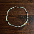 Natural Fluorite Necklace — Oval Cabochons 9x6mm | 45 cm
