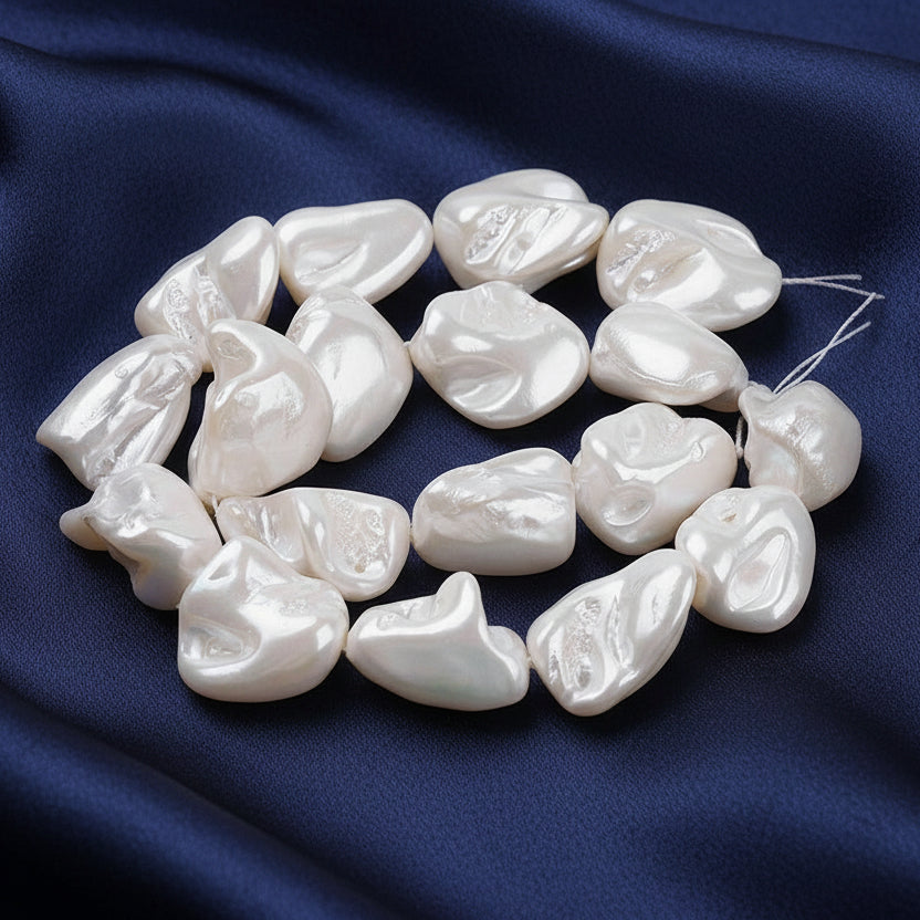 Natural Mother of Pearl Baroque Pearls