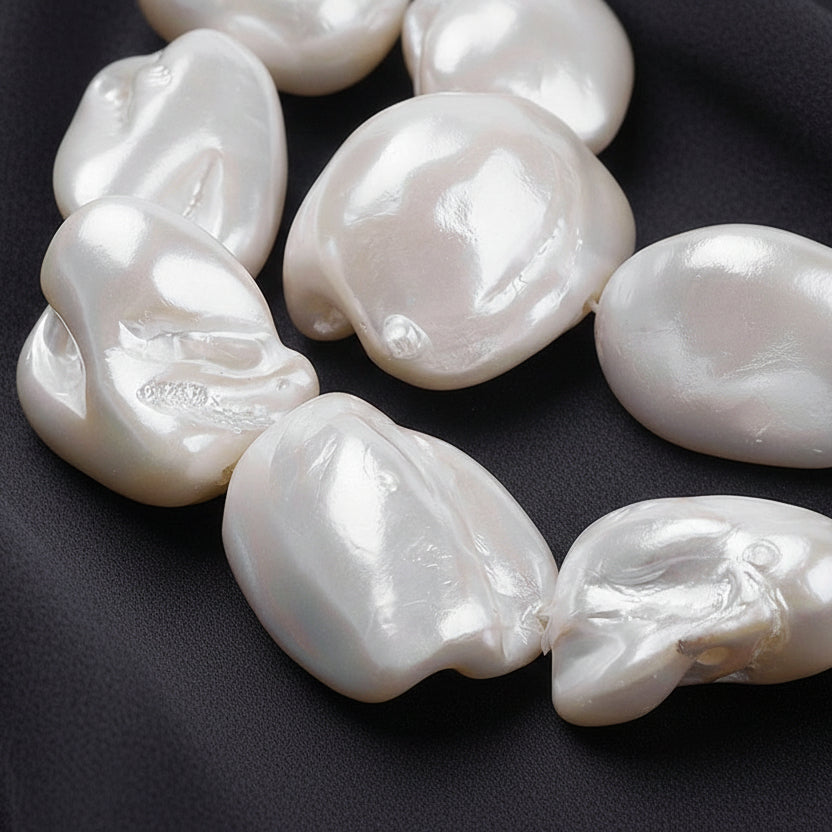 Natural Mother of Pearl Baroque Pearls