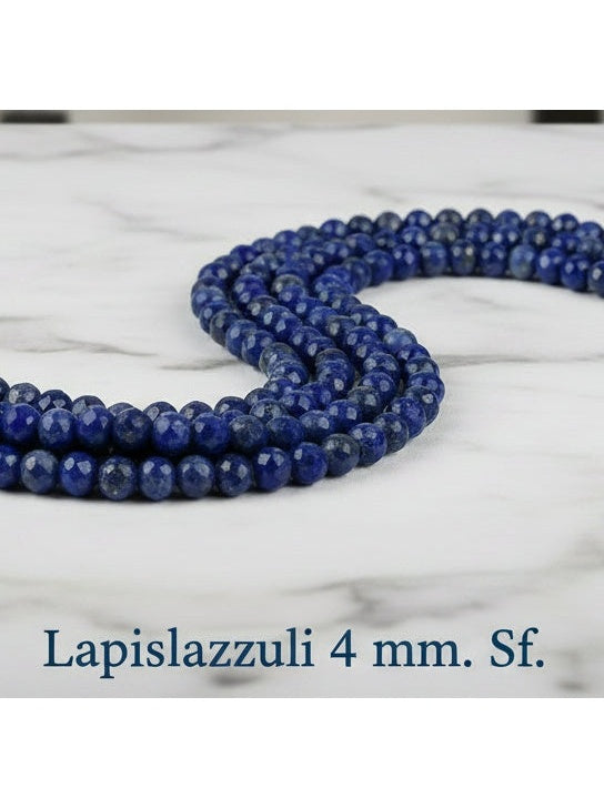 Natural Lapis Lazuli — Faceted Beads 2/3/4mm | Strand ~38 cm