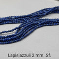 Natural Lapis Lazuli — Faceted Beads 2/3/4mm | Strand ~38 cm