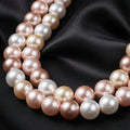 Natural Mother-of-Pearl Multicolor Beads 8 mm.
