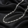 Stainless Steel Necklace — Snail Chain 4mm | 50 cm