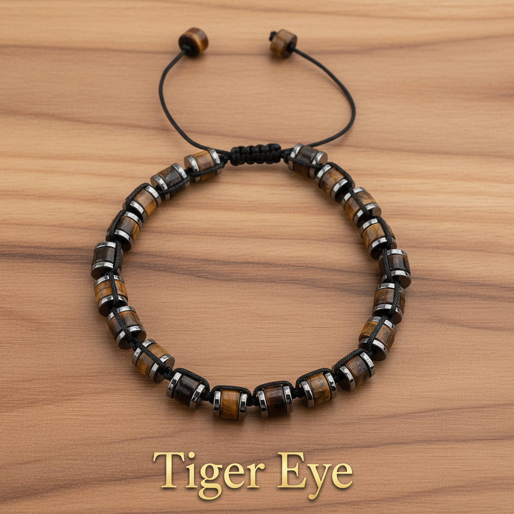 Bracciali Regolabili di Pietre Naturali — Rondelle 6mm | 15-22 cm