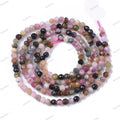 Natural Tourmaline — Faceted Beads 2mm | Multicolored | Strand ~39 cm