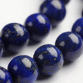 Lapis Lazuli - Beads 4 - 6 - 8 - 10 mm. - Strand 38 cm