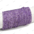 Natural Amethyst — Faceted Beads 2/3mm | Strand ~39 cm
