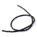 Natural Obsidian — Rice Beads 8x5mm | Strand ~40 cm