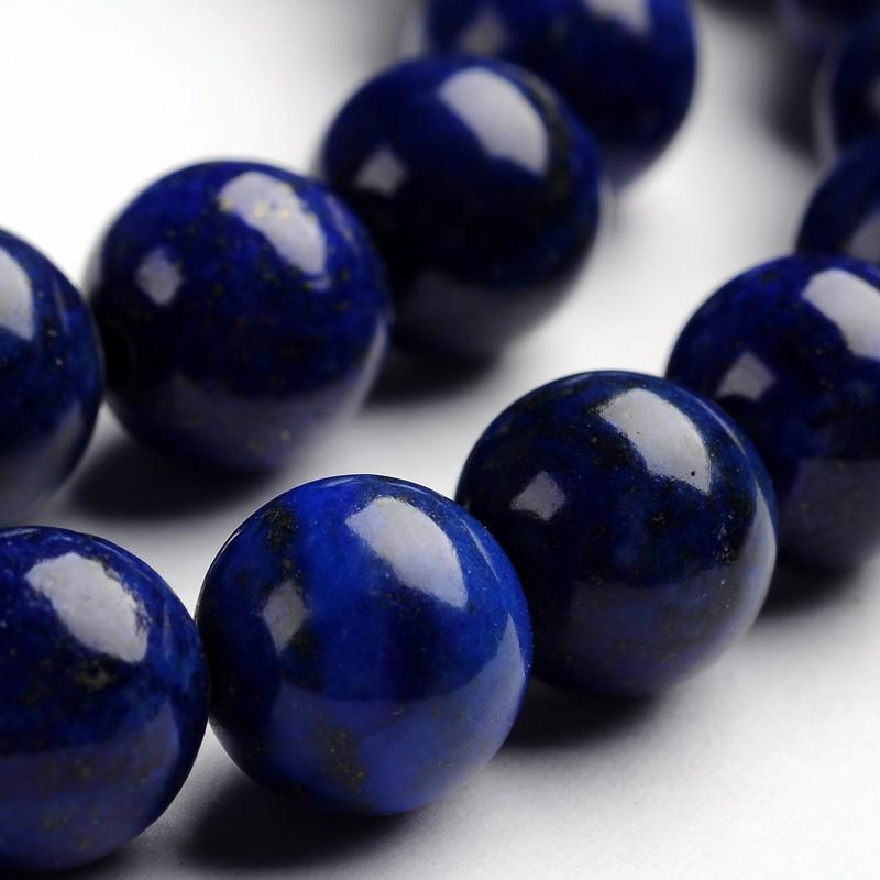 Lapis Lazuli - Beads 4 - 6 - 8 - 10 mm. - Strand 38 cm