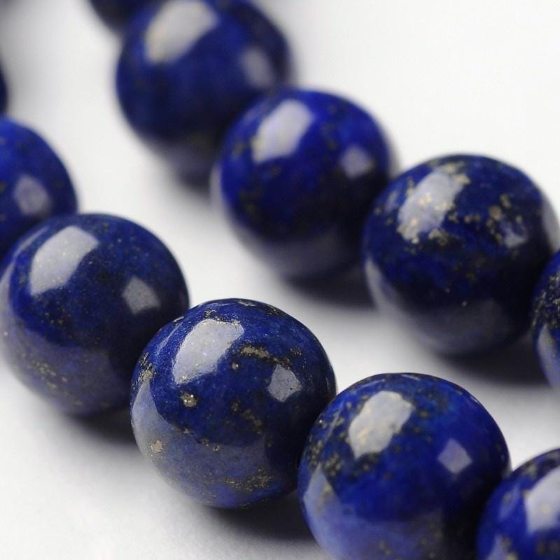 Lapis Lazuli - Beads 4 - 6 - 8 - 10 mm. - Strand 38 cm