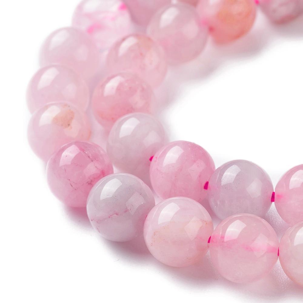 Shimmering Rose Quartz — 8mm Round Beads | Strand ~38 cm