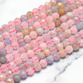 Natural Morganite — Faceted Beads 4mm | Strand ~40 cm