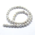 Natural Magnesite — Round Beads 4/6/8/10/12mm | Strand ~38 cm