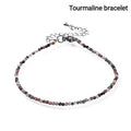 Braccialetti di Pietre Naturali Sfaccettate — 2mm | 18,5 cm