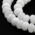 Natural White Jade — Rondelle 8x5mm | Strand ~39 cm