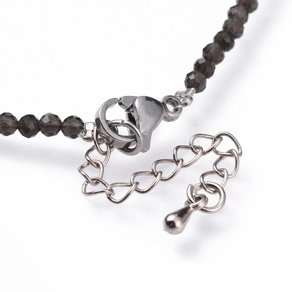 Braccialetti di Pietre Naturali Sfaccettate — 2mm | 18,5 cm