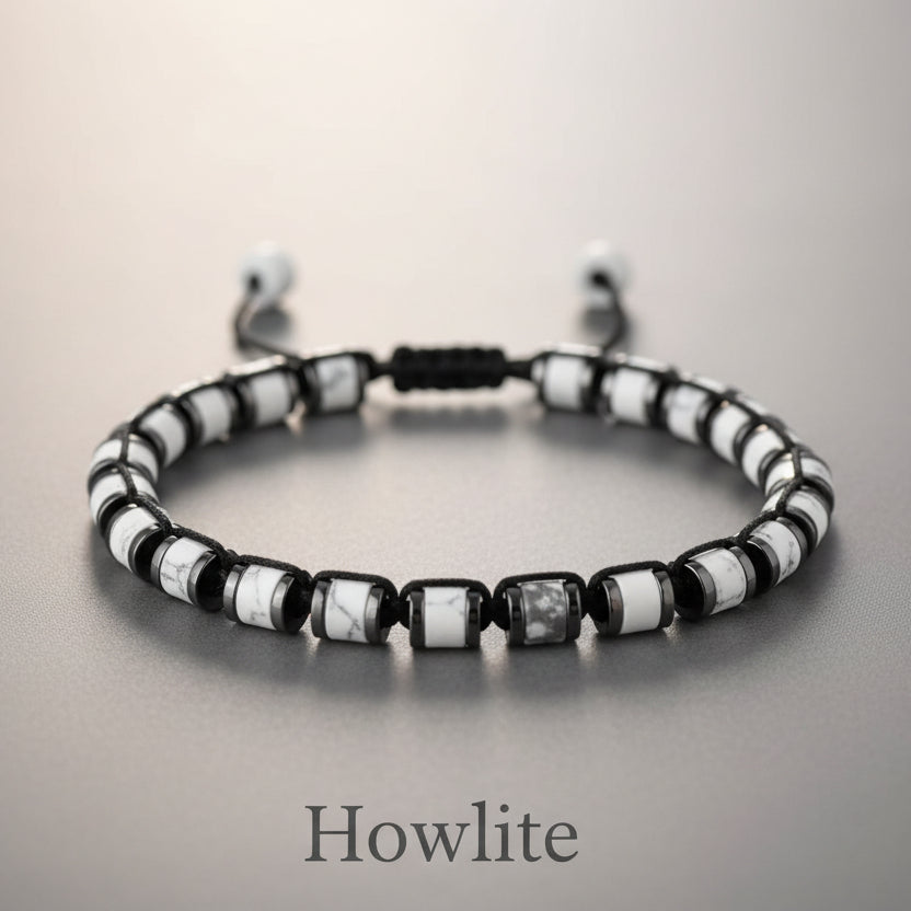 Bracciali Regolabili di Pietre Naturali — Rondelle 6mm | 15-22 cm