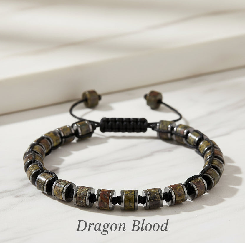 Bracciali Regolabili di Pietre Naturali — Rondelle 6mm | 15-22 cm