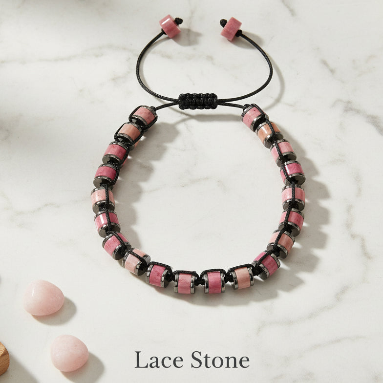 Bracciali Regolabili di Pietre Naturali — Rondelle 6mm | 15-22 cm