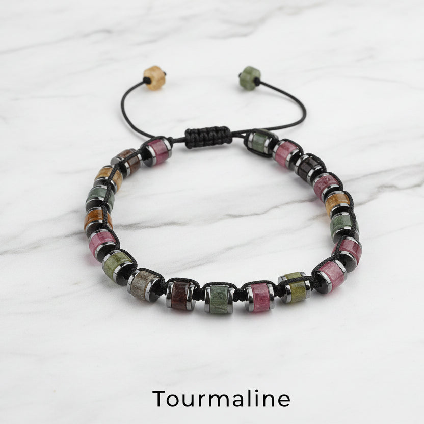 Bracciali Regolabili di Pietre Naturali — Rondelle 6mm | 15-22 cm
