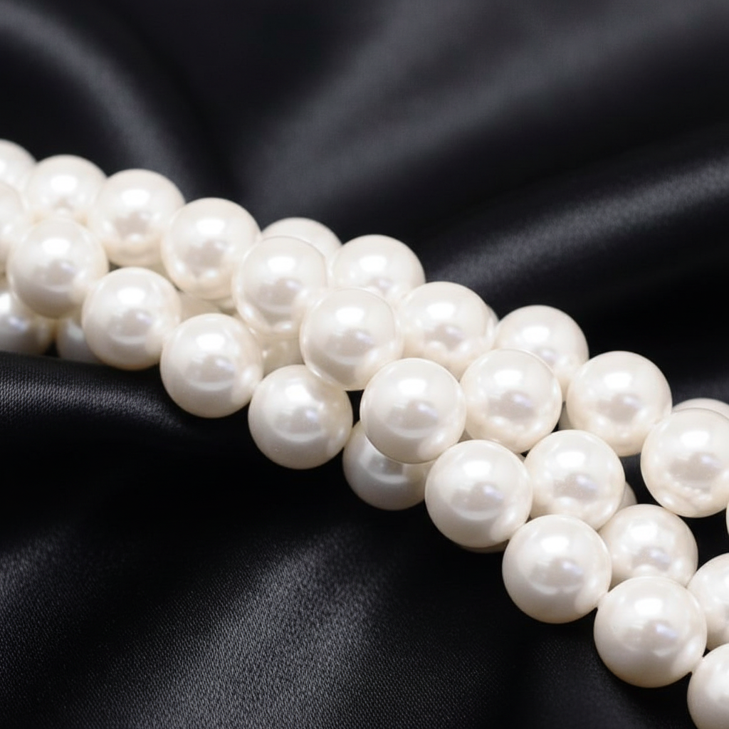 Natural Mother of Pearl Beads - Shell Pearls - 4 - 6 - 8 - 10 mm