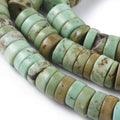 Natural Magnesite — Sea Green Rondelles 6x3mm | Strand ~39 cm