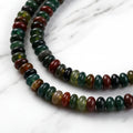 Natural Indian Agate — Rondelle 4x2mm | Strand ~39 cm