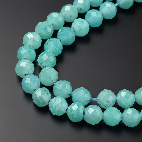 Natural Amazonite — Faceted Beads 4mm | Strand ~39 cm