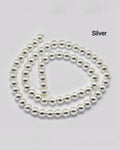 Hematite — Round Beads 6/8mm | Platinum, Silver, Gold, Rose Gold