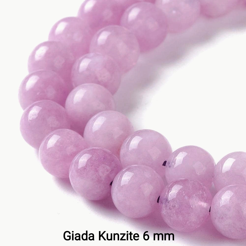 Natural Jade — Round Beads 6mm | Various Colours | Strand ~37.5 cm