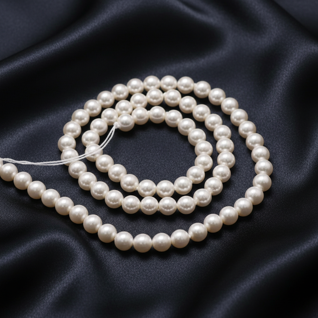 Natural Mother of Pearl Beads - Shell Pearls - 4 - 6 - 8 - 10 mm