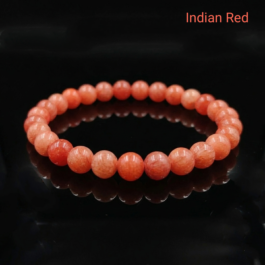 Bracciale di Giada colori vari — Sfere 6mm | 18-19 cm