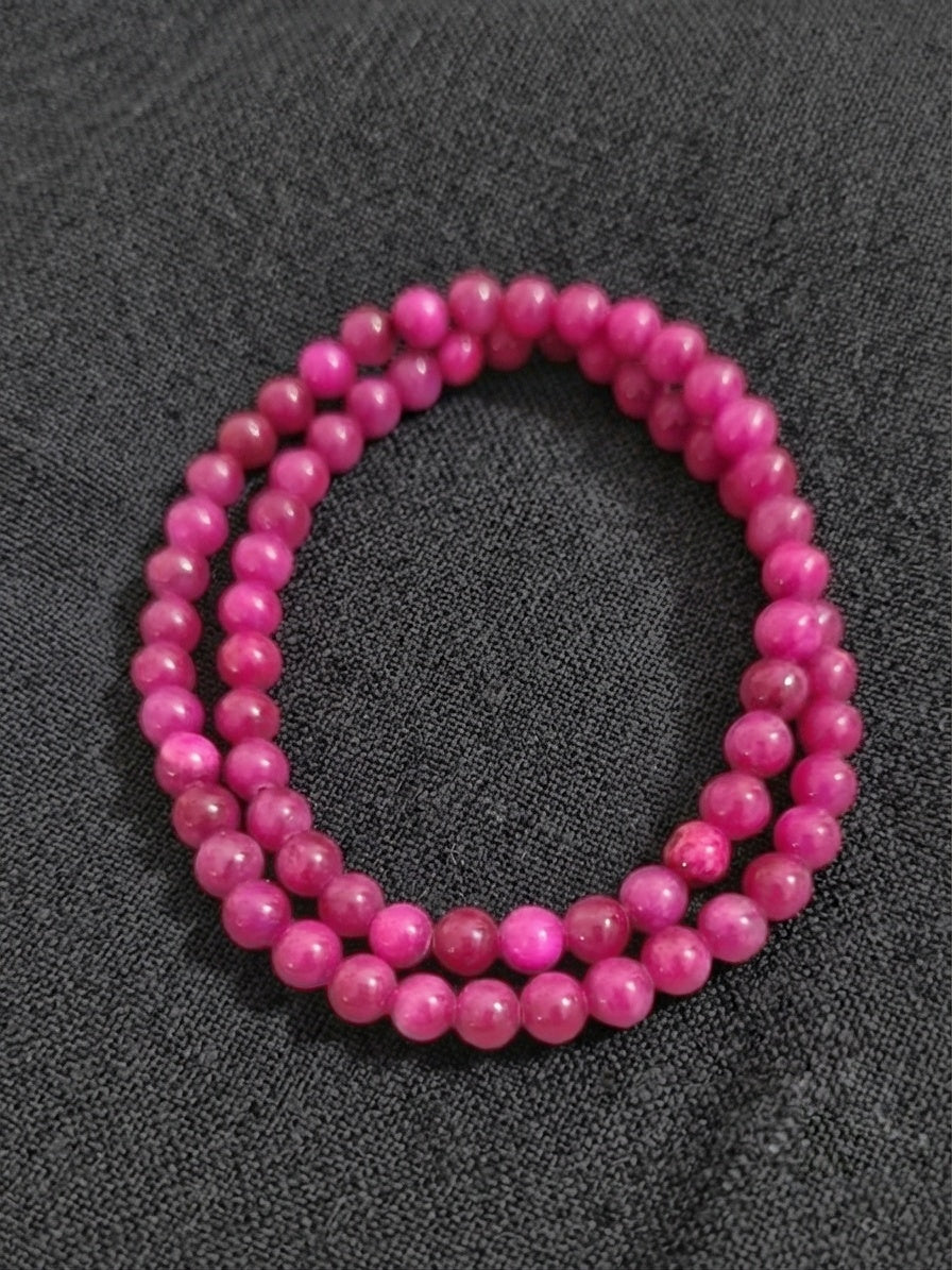Collana di Varie Pietre — Perline Tonde 6mm | 40 o 45 cm -