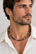 Collana di Diaspro Brecciato — Sfere 6mm | 45 o 50 cm