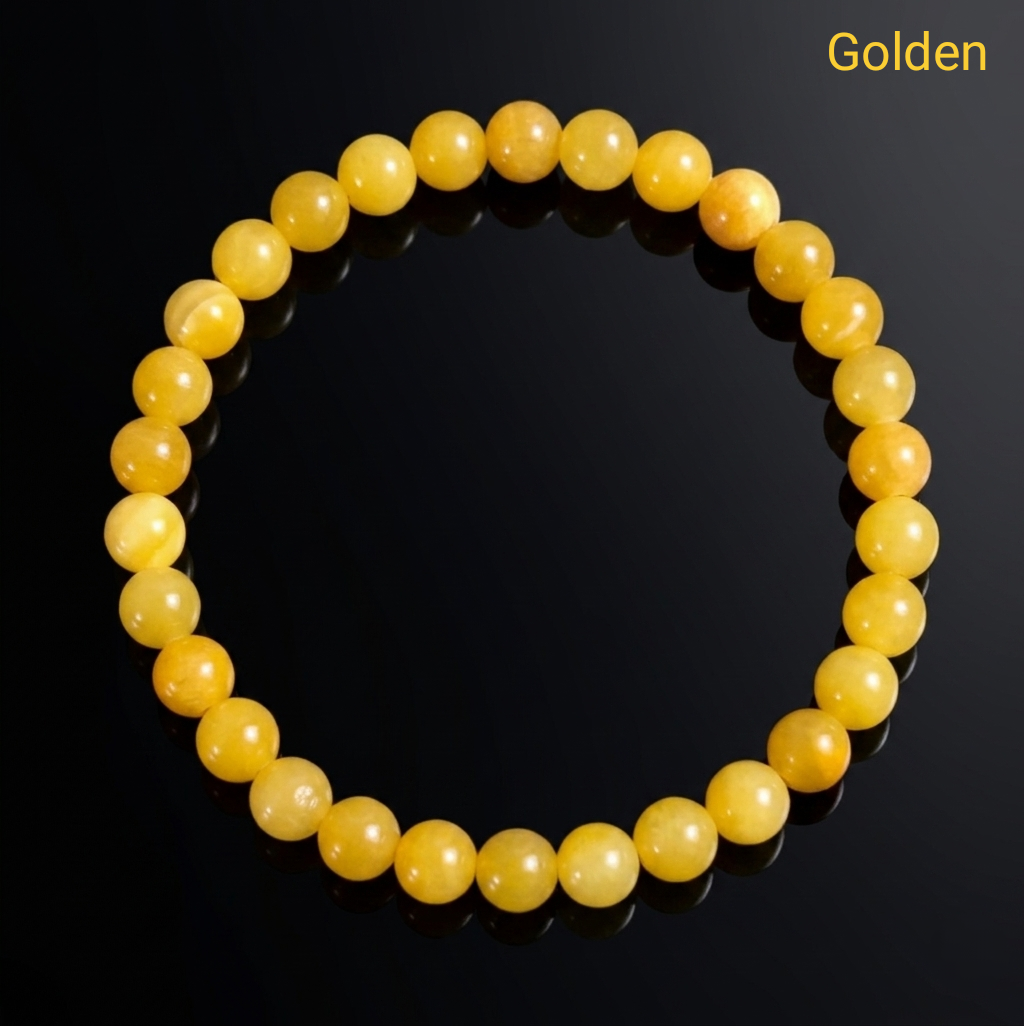 Bracciale di Giada colori vari — Sfere 6mm | 18-19 cm