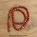 Natural Red Jasper — Round Beads 6/8/10mm | Strand ~39 cm