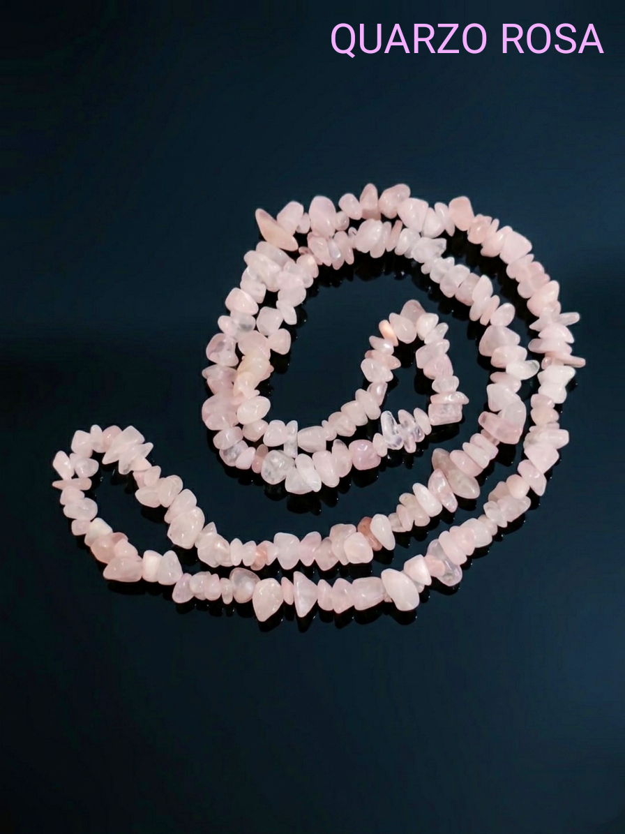 Natural Stone Chips Necklace — Turquoise, Mookaite, Obsidian and others | 80 cm