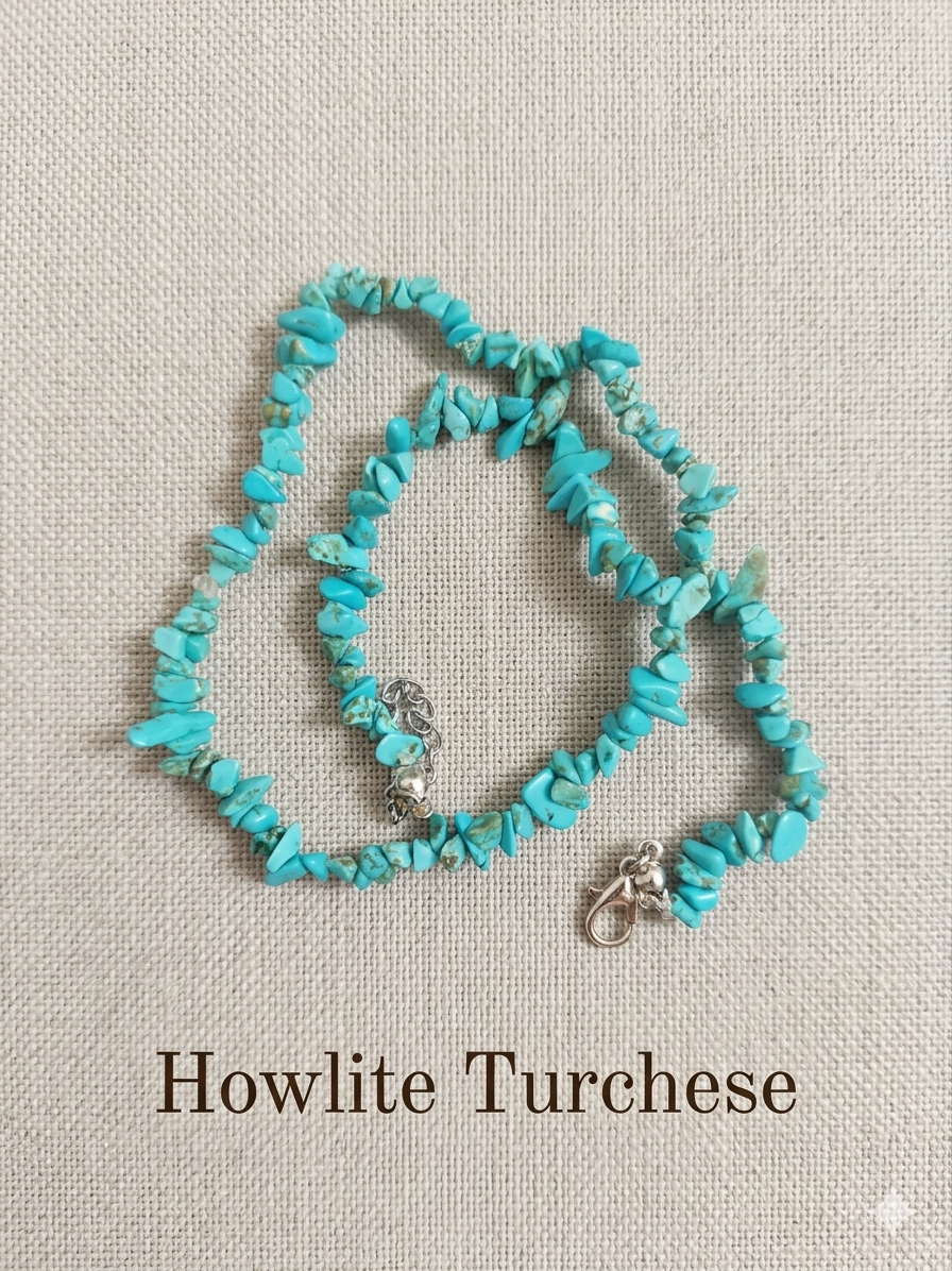 Natural Stone Chip Necklace — Apatite, Fluorite, Obsidian and more | 40 cm