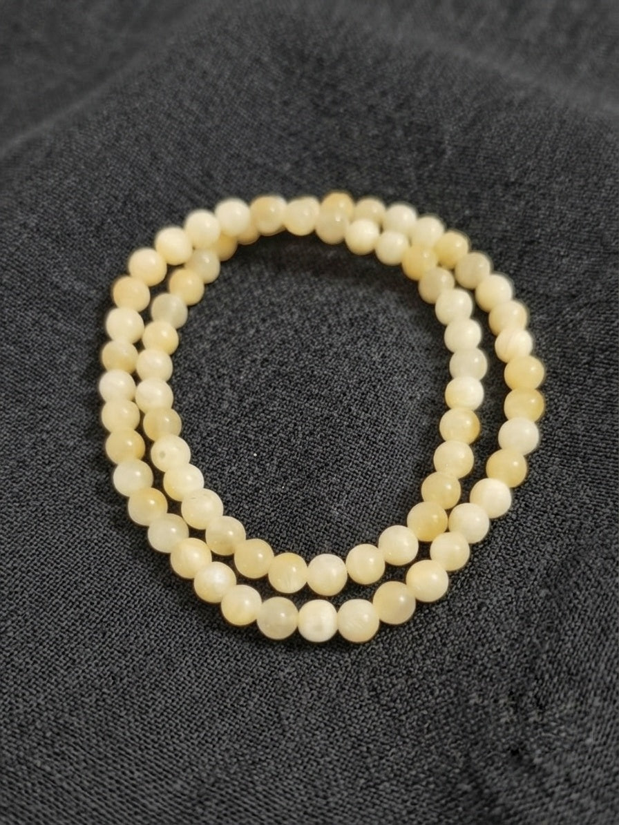 Collana di Varie Pietre — Perline Tonde 6mm | 40 o 45 cm -