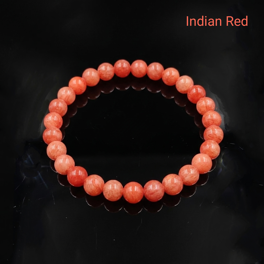 Bracciale di Giada colori vari — Sfere 6mm | 18-19 cm