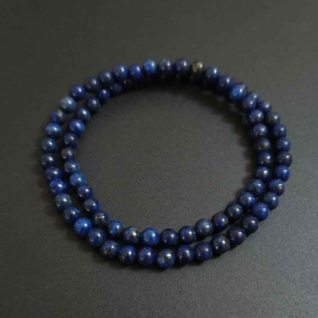 Collana di Lapislazzuli — Sfere 6mm | 40, 45 o 50 cm