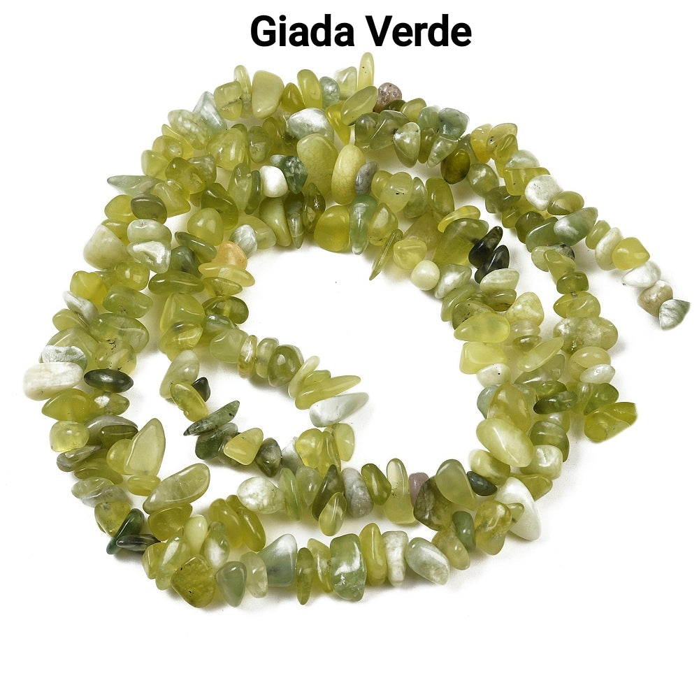 Varie Pietre Naturali — Perline Chips 5-8 mm | Filo 80 cm
