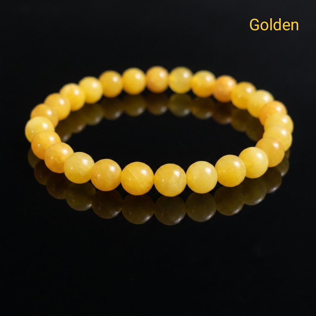 Bracciale di Giada colori vari — Sfere 6mm | 18-19 cm
