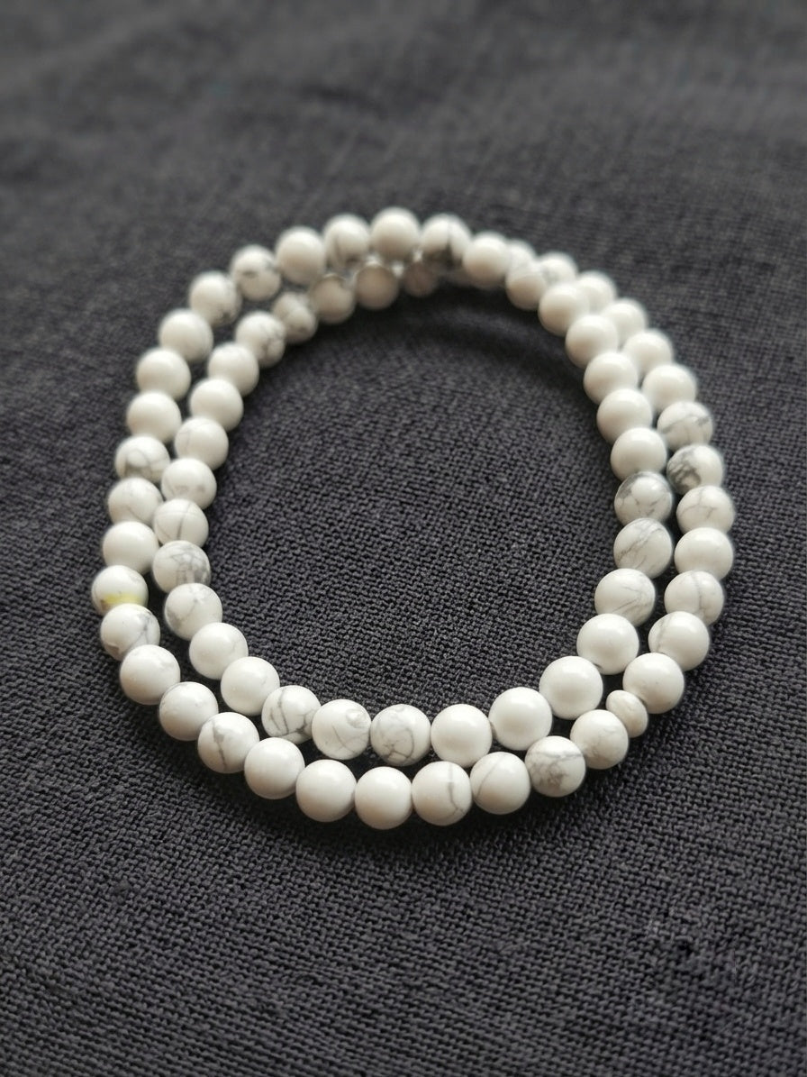 Collana di Varie Pietre — Perline Tonde 6mm | 40 o 45 cm -