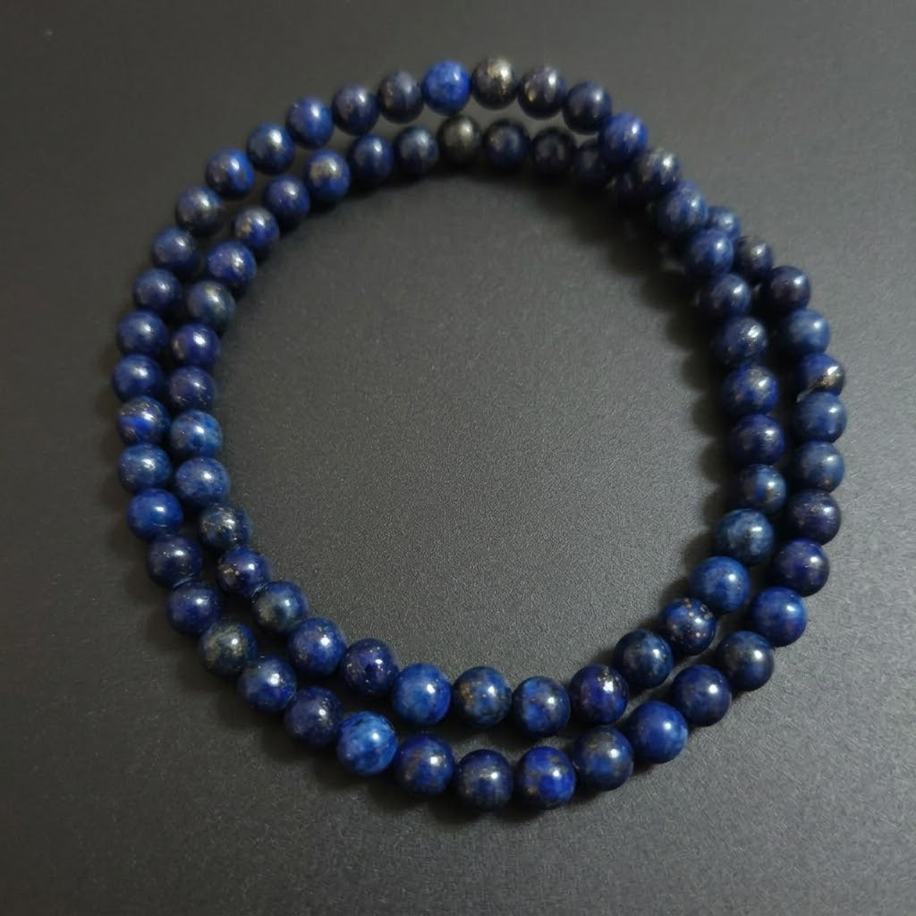 Collana di Lapislazzuli — Sfere 6mm | 40, 45 o 50 cm