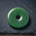 Avventurina Verde Naturale — Pendente Donut 50x7mm