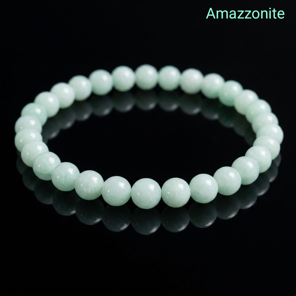 Bracciale di Giada colori vari — Sfere 6mm | 18-19 cm