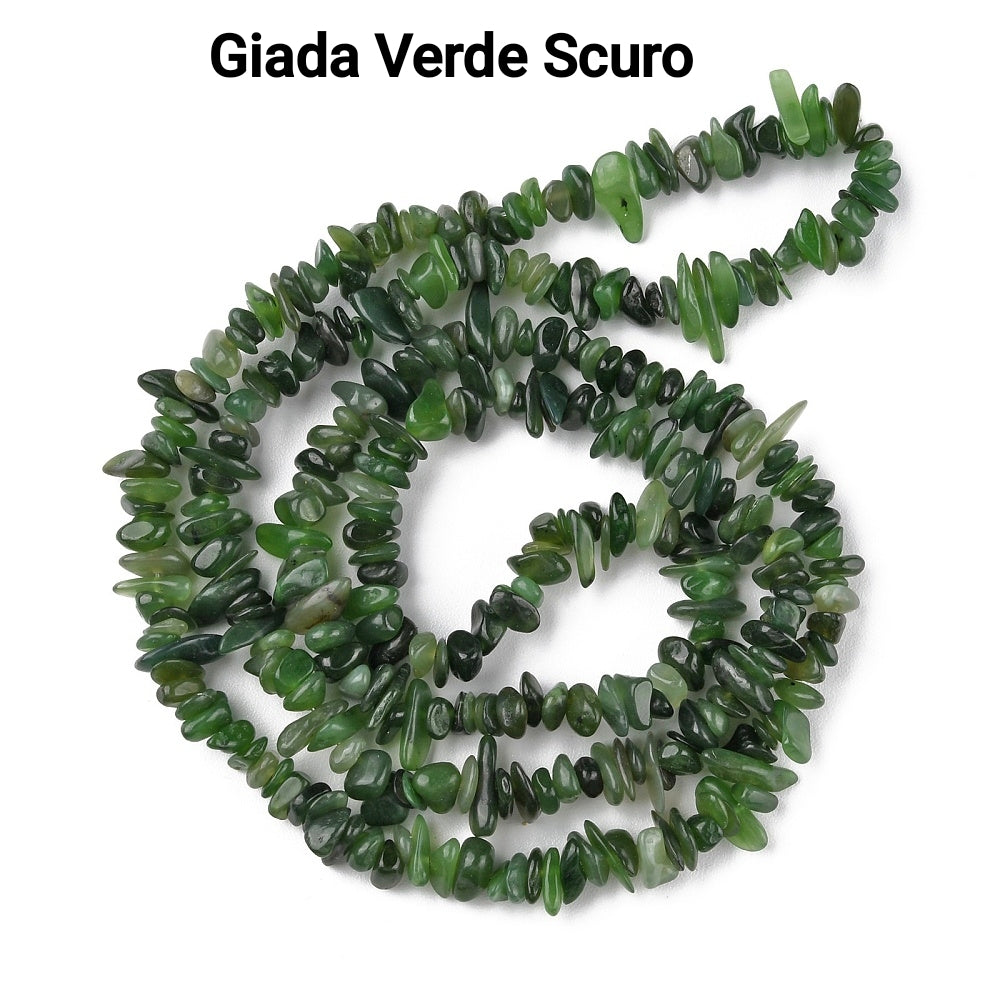 Varie Pietre Naturali — Perline Chips 5-8 mm | Filo 80 cm